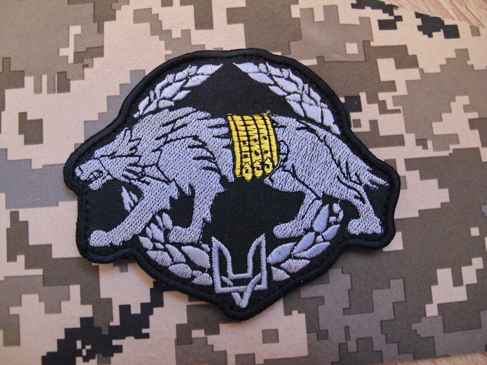 SOF Special Operation Forces WOLF HEAD TACTICAL MORALE PATCH  CHEVRON UKRAINE
