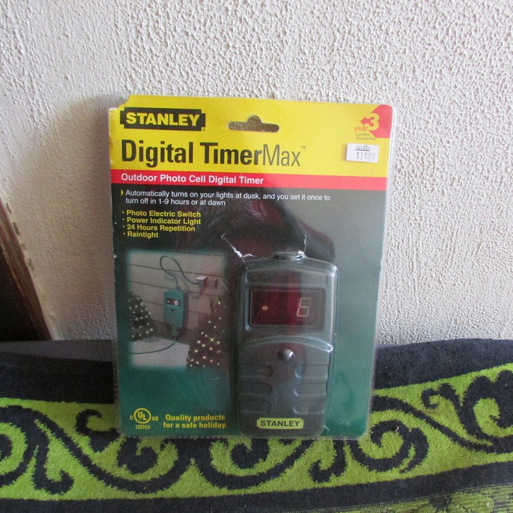 *** Nice Stanley Digital Timer Max Outdoor Cell Timer ***