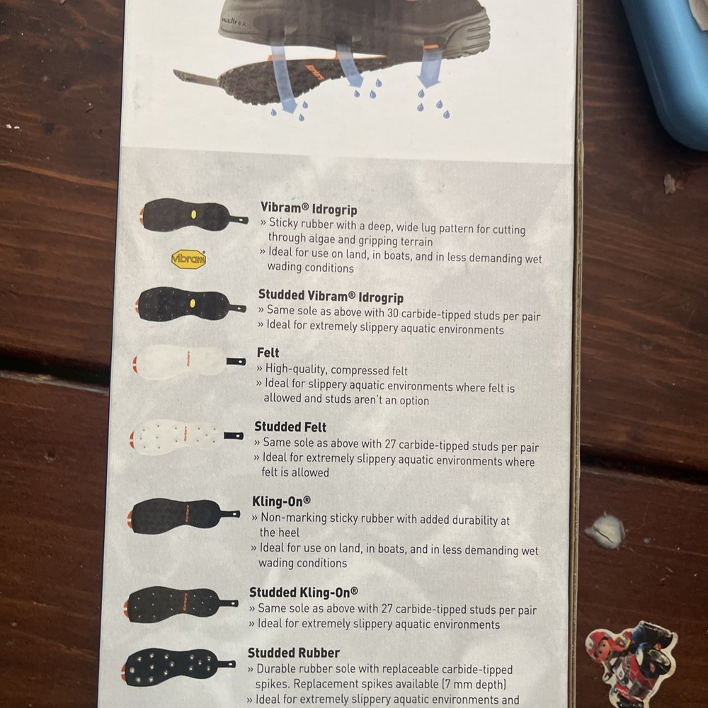 Korkers OmniTrax Interchangeable Sole System Adaptable Traction