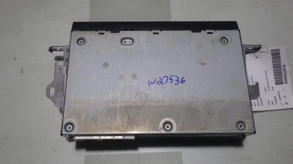 03 LEXUS ES300 Info Screen 8684133060