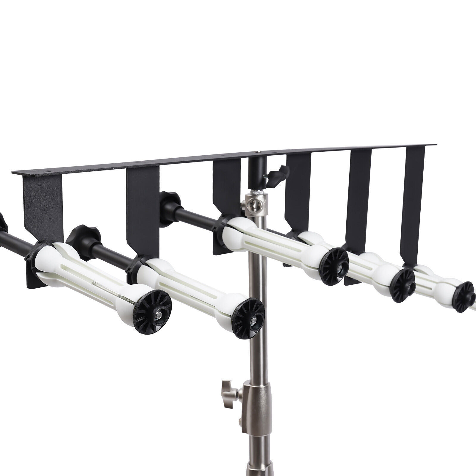 Motorized 6-Roller Backdrop Support System Wall Mount Photo Video w/ Remote