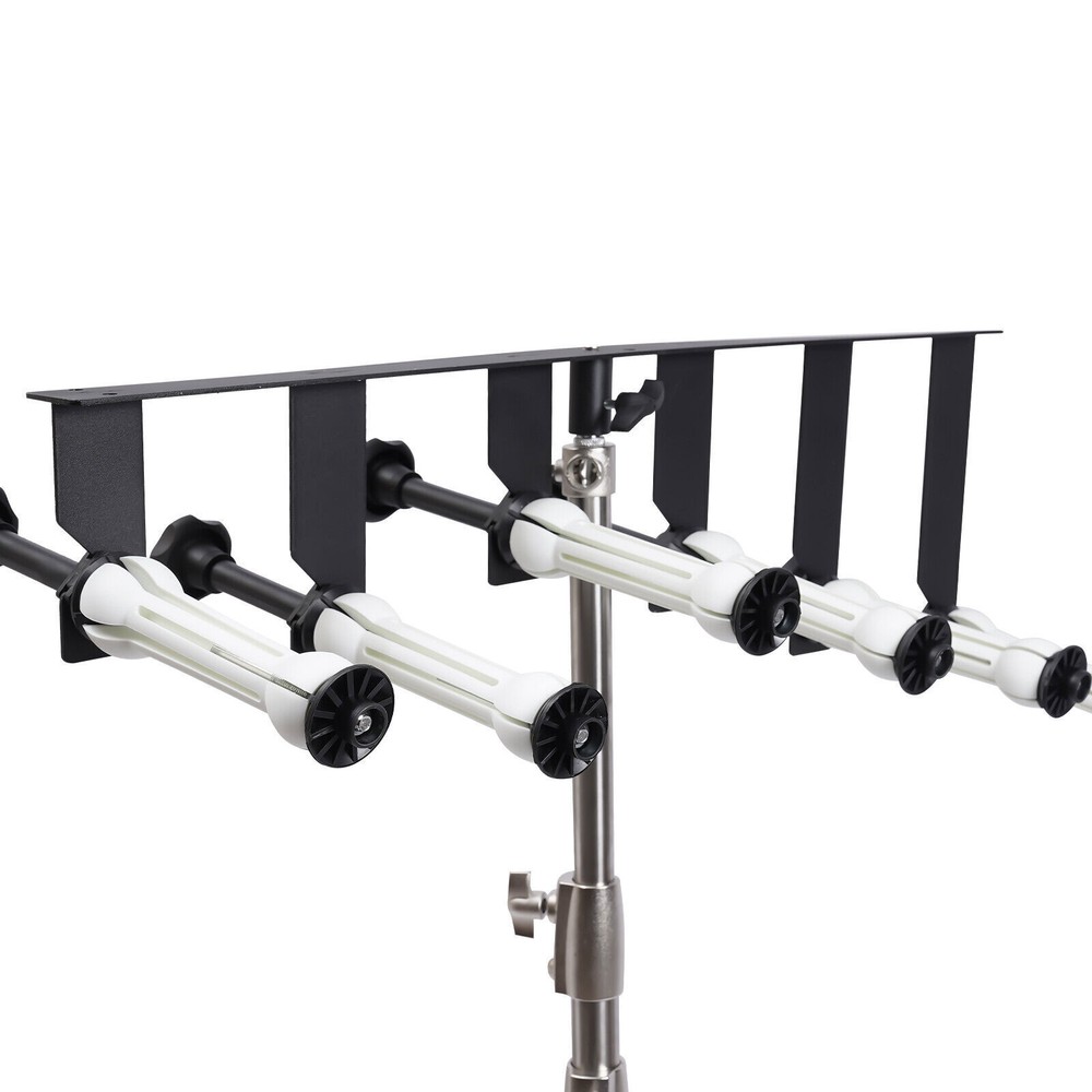 Motorized 6-Roller Backdrop Support System Wall Mounted Photo Video with Remote