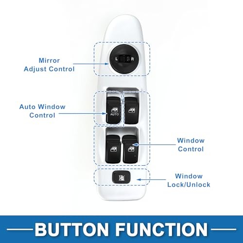 Power Window Switch Front Left Driver Side Window Control Switch for Hyundai