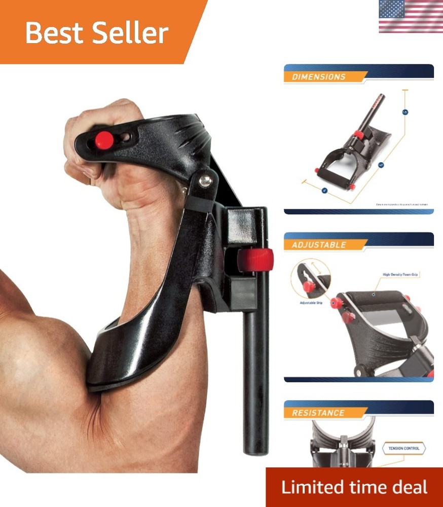 Portable Forearm Developer - Adjustable Resistance Trainer for Home Workouts