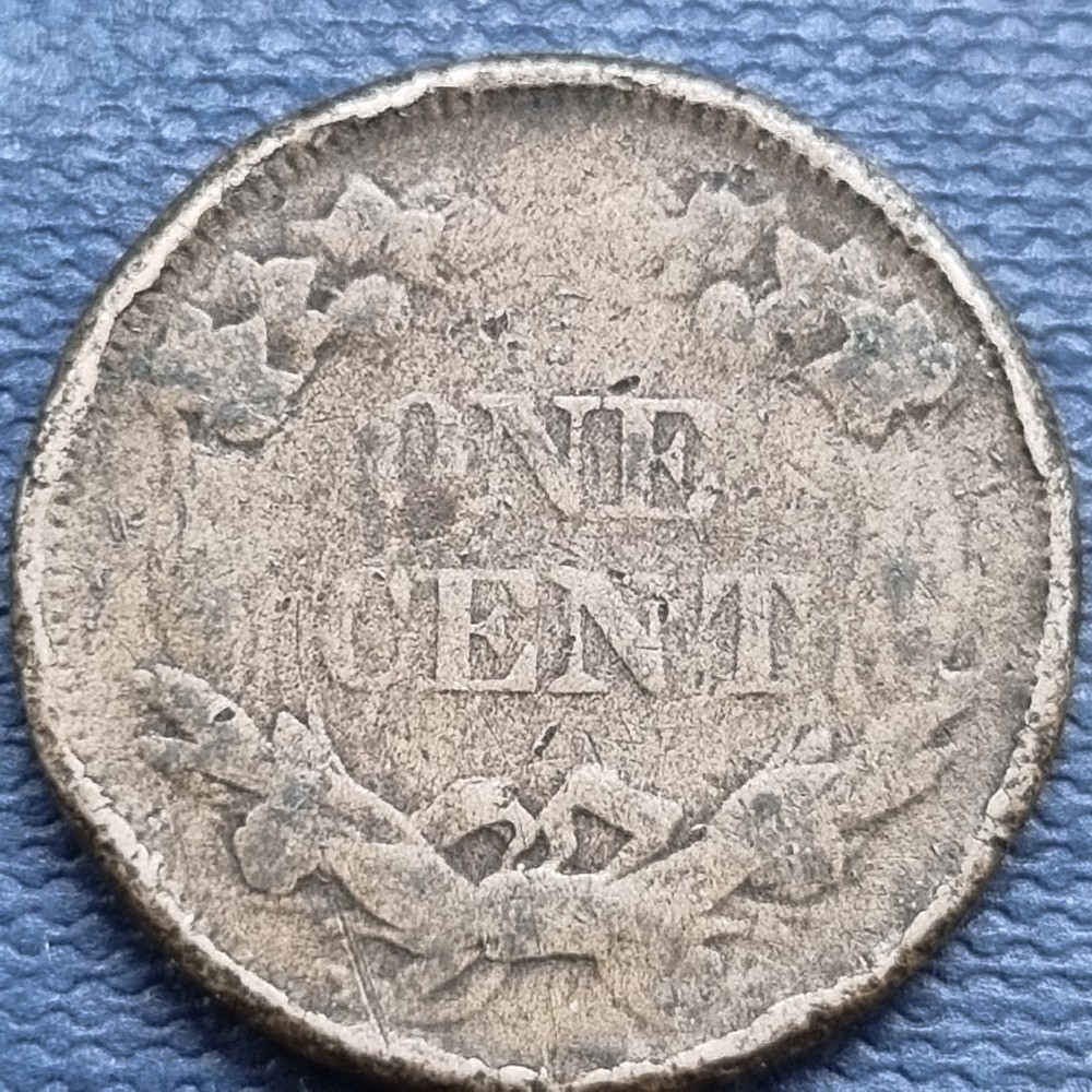 1858 Flying Eagle Cent 1c Penny Circulated #92650