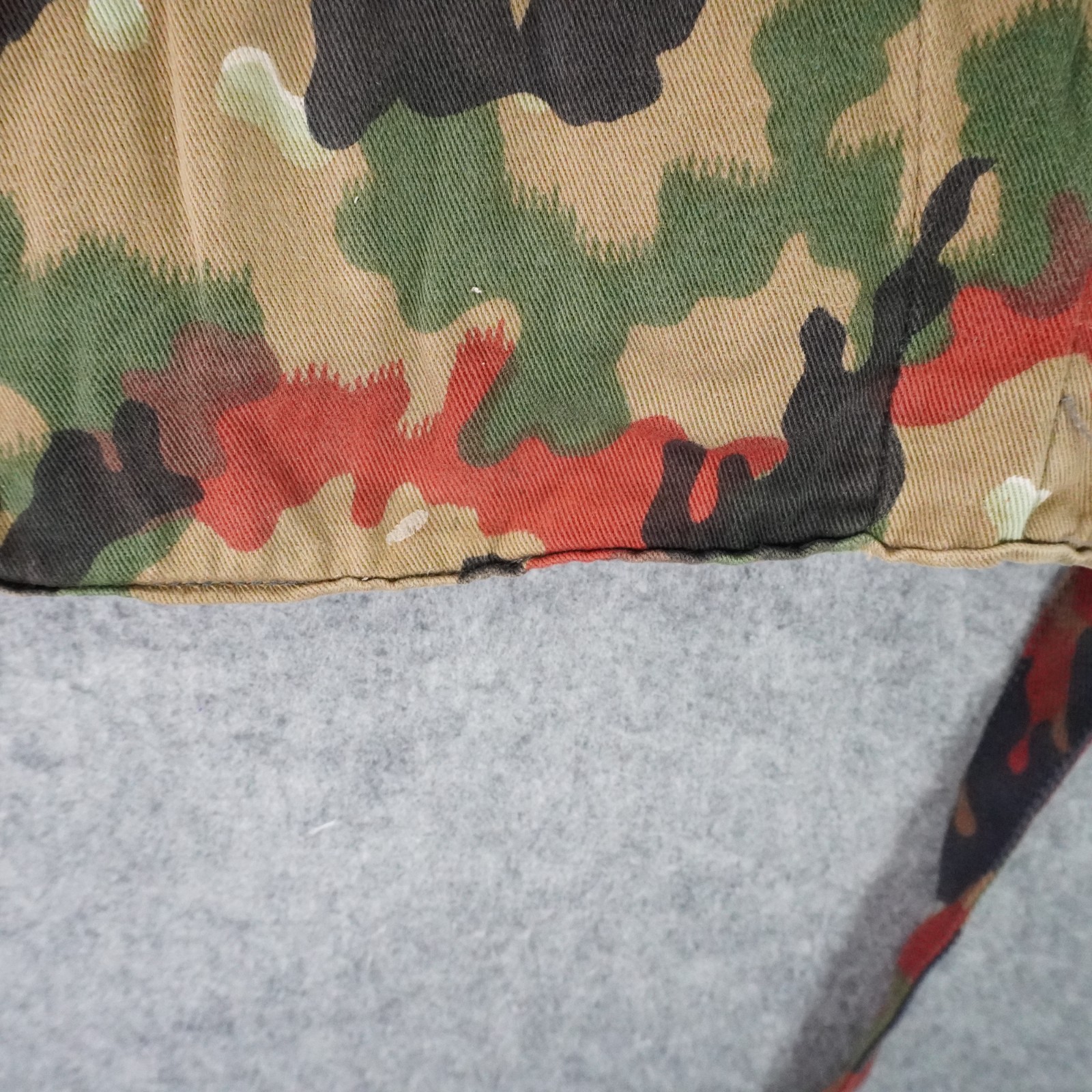 Swiss Army M70 Alpenflage Combat Pack Backpack Coat Jacket Attachment Distressed