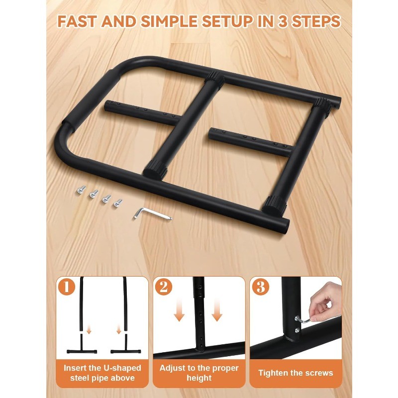 Handle Bar for Walking Pad Only, Adjustable Handrail Height from 34.2 to 42.1