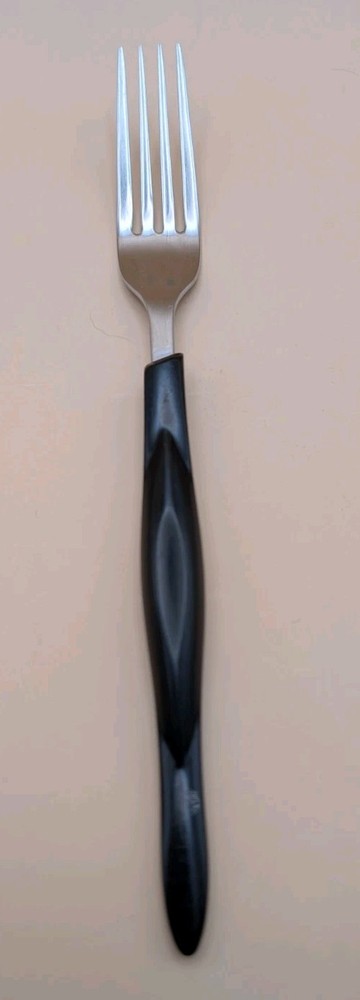 CUTCO DINNER FORK 8" STAINLESS DARK BROWN HANDLE FLATWARE ⚡EUC⚡FREE SHIPPING⚡