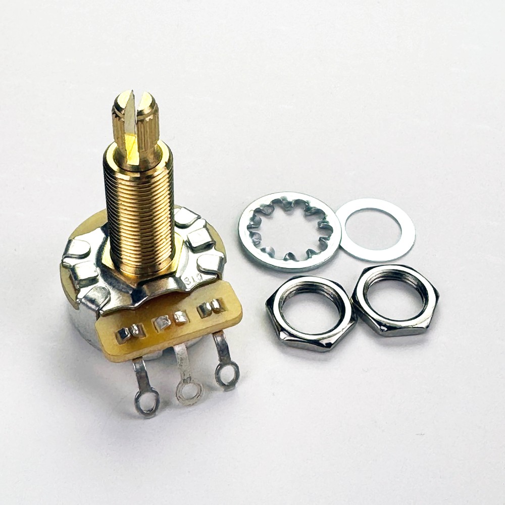 CTS 450S 500K Long, Split Shaft Guitar Potentiometer