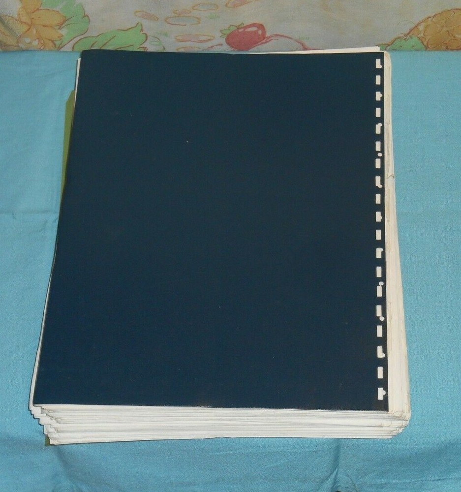 original V MINISERIES SCRIPT signed by Kenneth Johnson and others