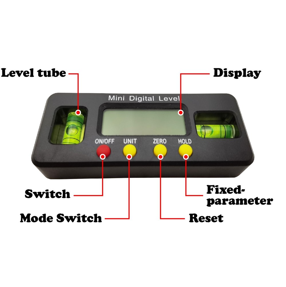 Universal 13.8" Car Steering Wheel Alignment Tool ±90° with Electronic Level