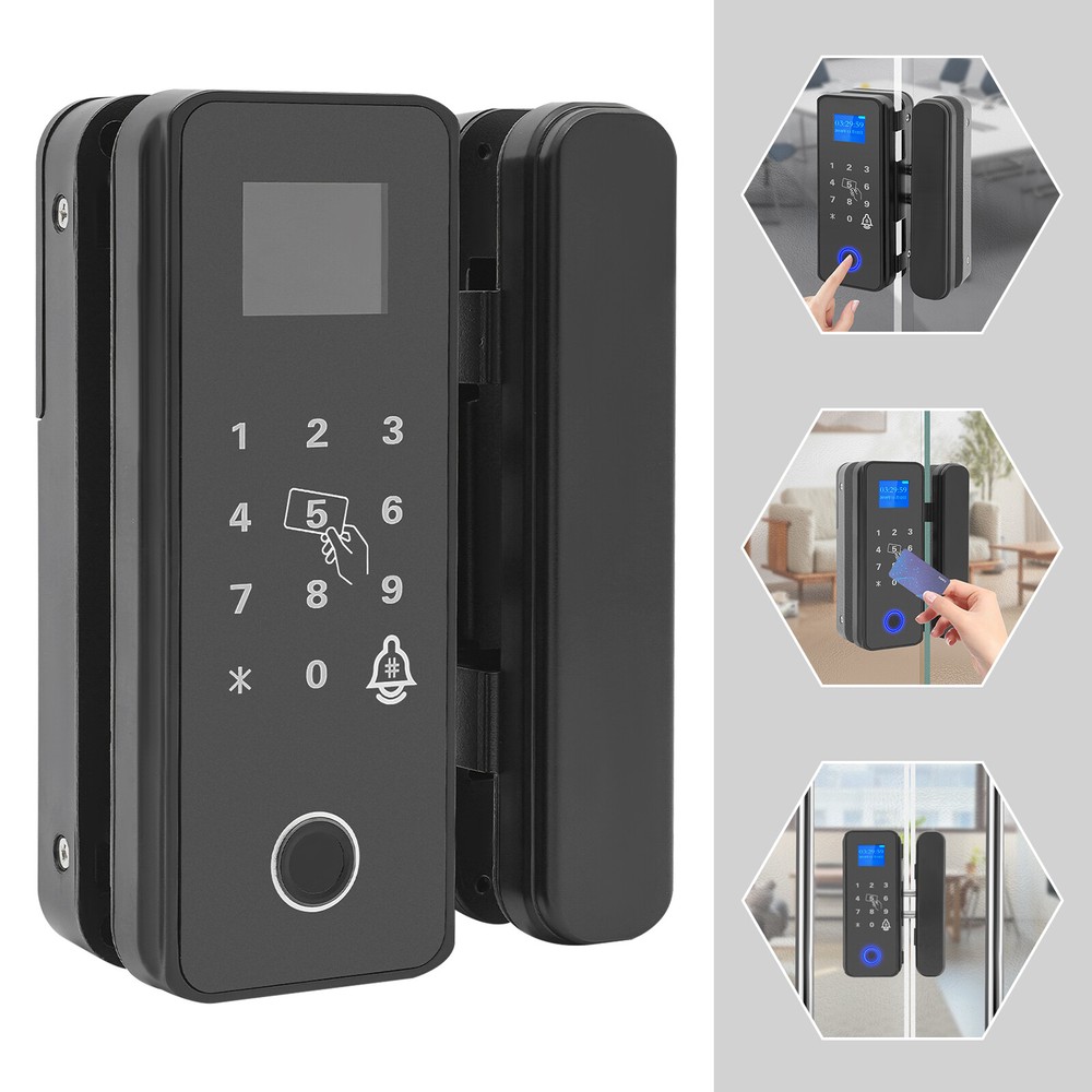 Door Mounted Smart Door Lock Fingerprint Door Lock Codes Lock USB Interface