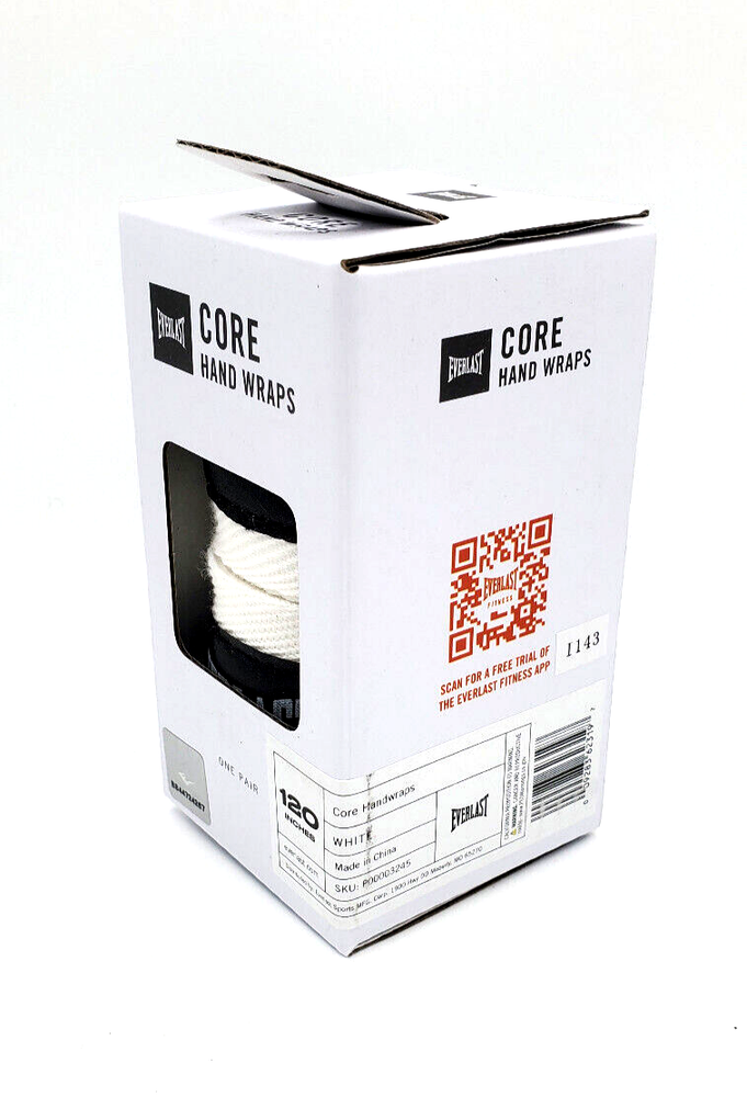 Everlast White Core Hand Wraps for Small Hands Junior/Womens