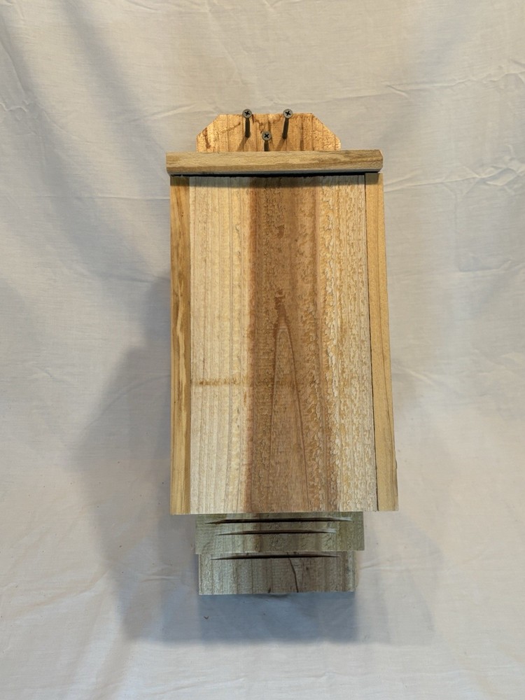 LOT - Solid Cedar Squirrel, Owl & Bat House - Outdoor Wildlife Conservation Set