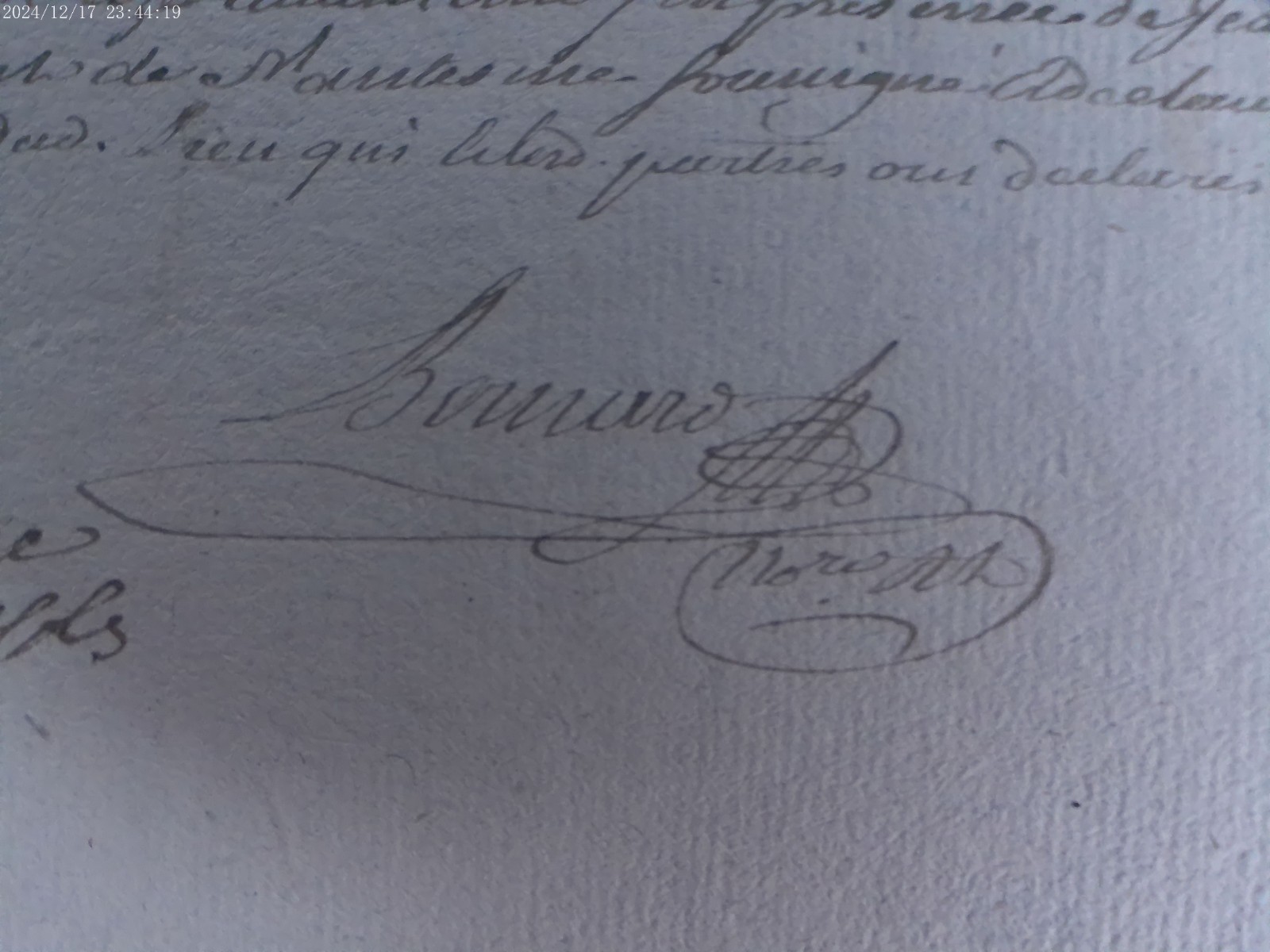 LOT OF TWO OLD DOCUMENTS from 1700s