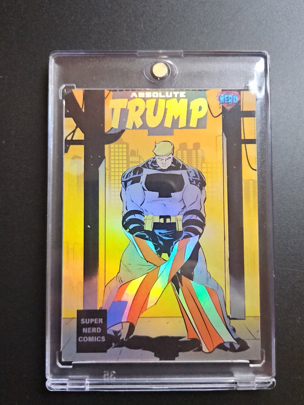 Donald Trump Absolute Batman Card Holofoil Rainbow RARE! LTD 100