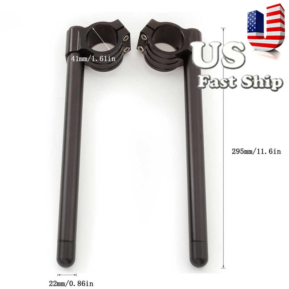 CNC 51MM For Handlebars Clip Ons Handle Bars For Full Set Normal/Regular Black