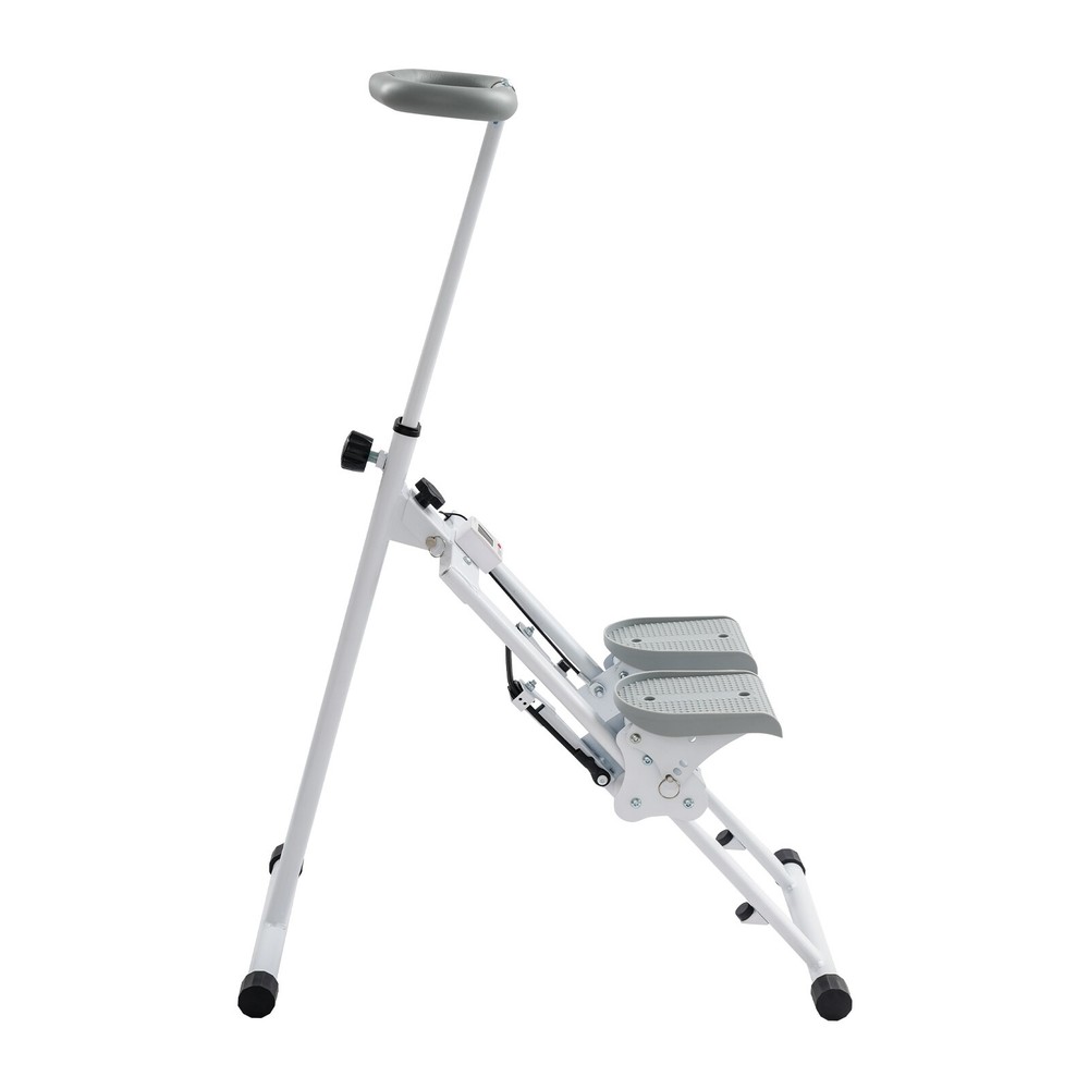 Foldable Stair Stepper Machine-Adjustable Vertical Climber For Full Body Workout