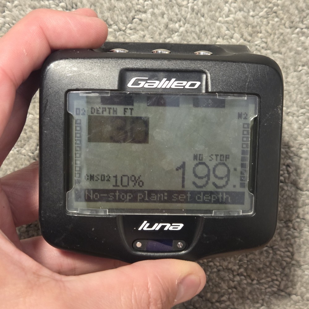 ScubaPro Galileo Luna - Scuba Dive Computer with Transmitter - Tested & Working