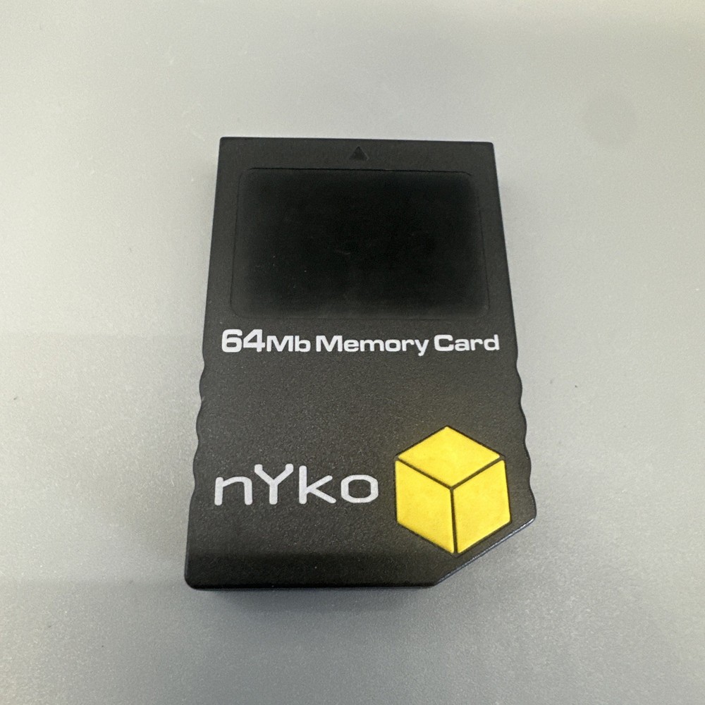 Nyko 64MB Gamecube Memory Card 81540-H08 Tested and Working