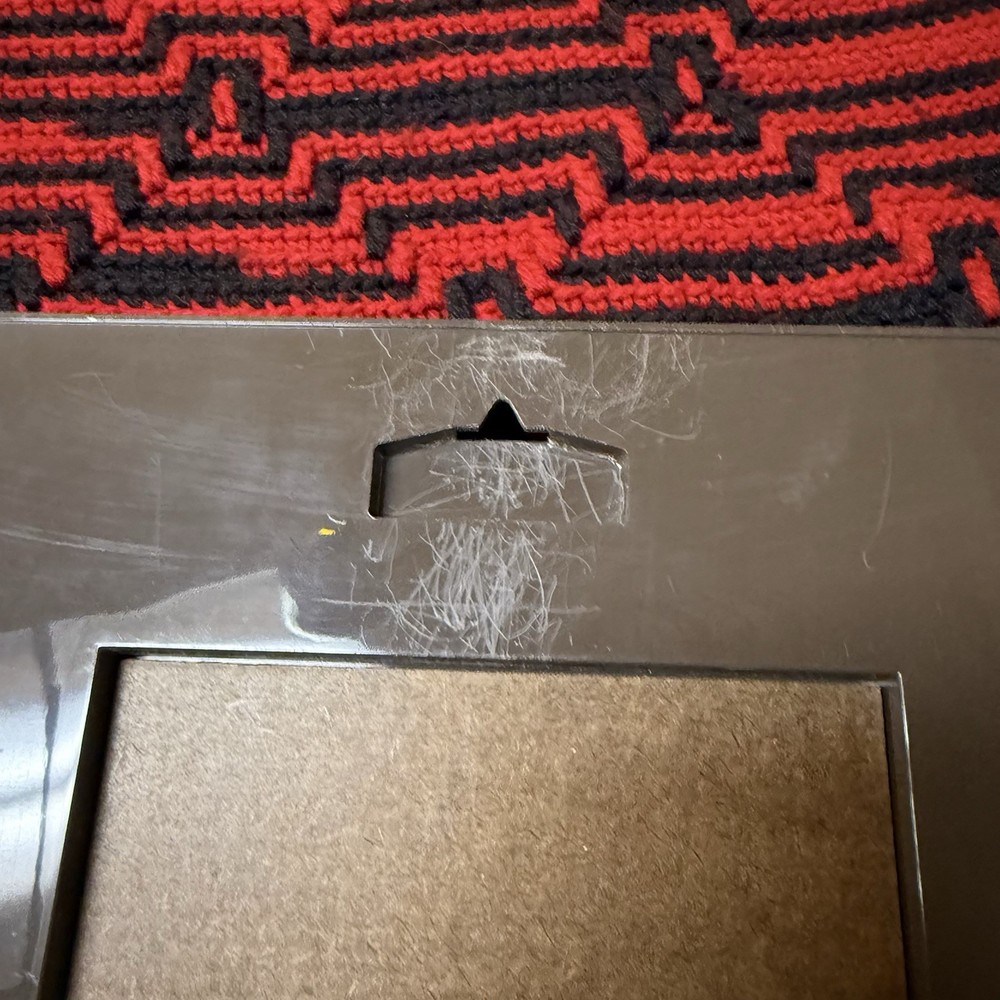 Vintage Retro General Electric Wall Clock with Leaf Pattern Border TESTED