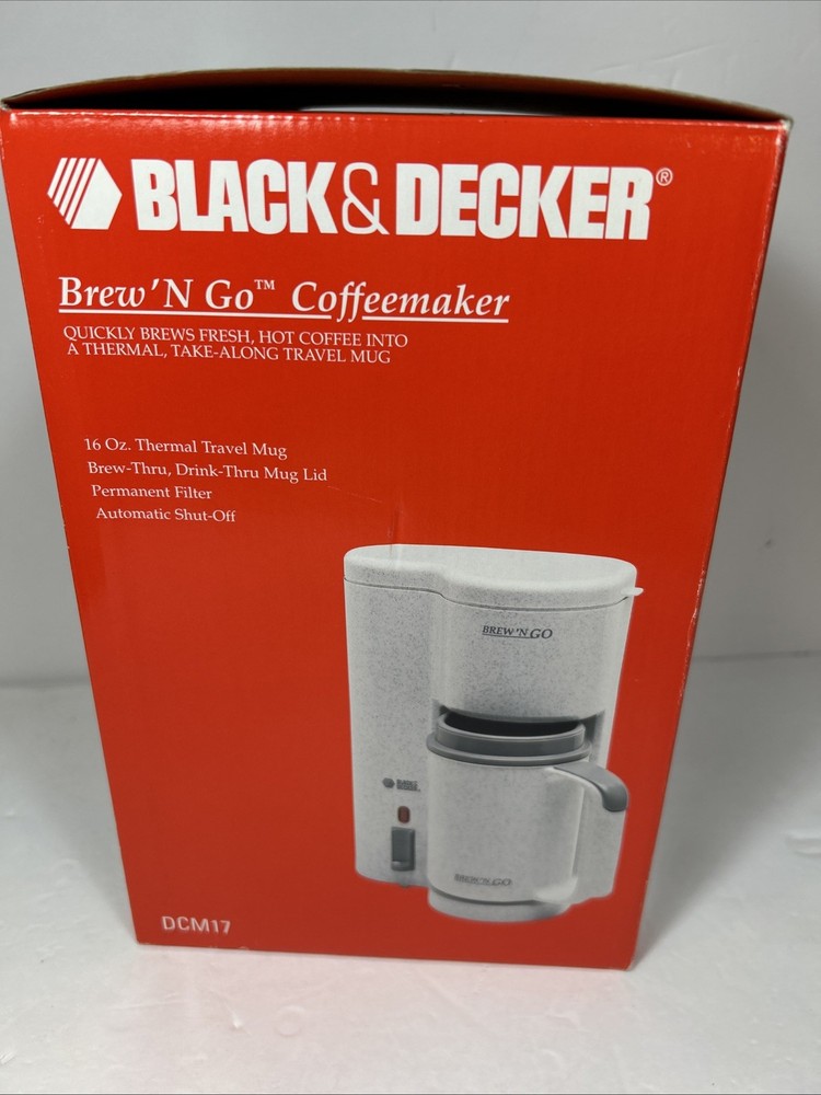 Black & Decker Brew ‘N Go Coffee Maker NEW IN BOX DCM17