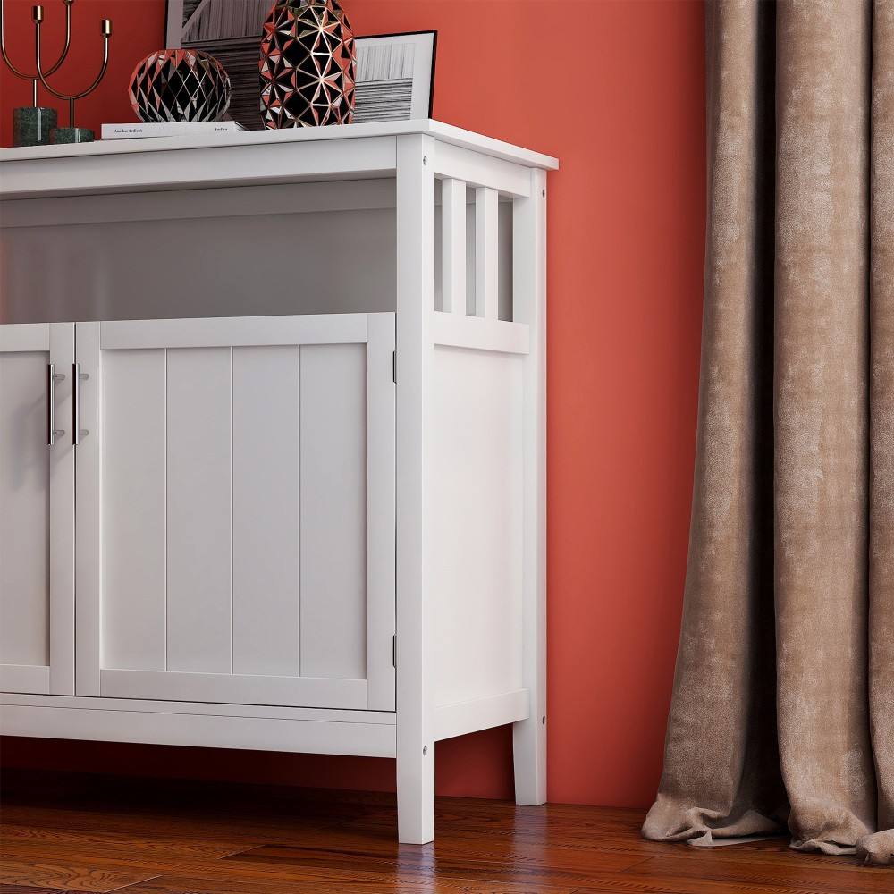 Kitchen Sideboard Buffet Display Server Cabinet with Doors Storage Drawers