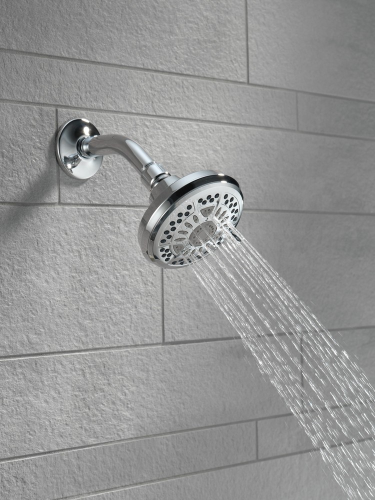 Delta 6-Setting Shower Head in Chrome - Certified Refurbished