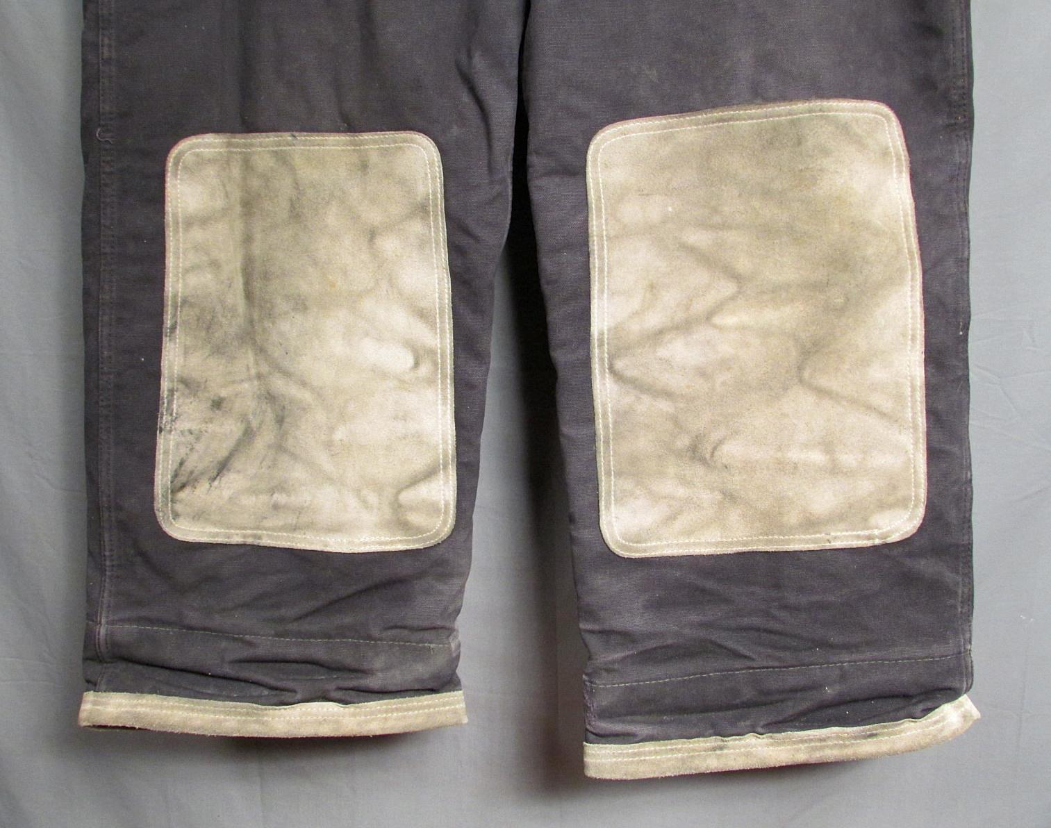 Vintage Globe Mfg. Firefighters Bunker Turnout Gear Pants Suspenders Fireman 40