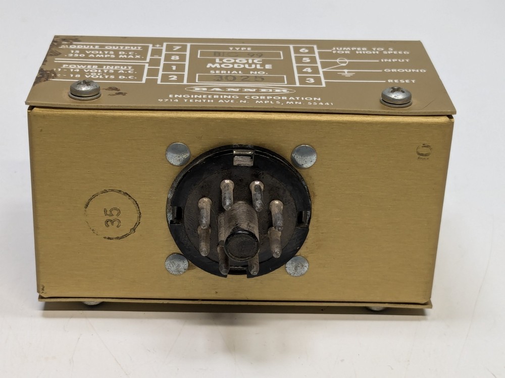 Banner Engineering Preset Counter / Logic Module - Plug In - Model BIC-99