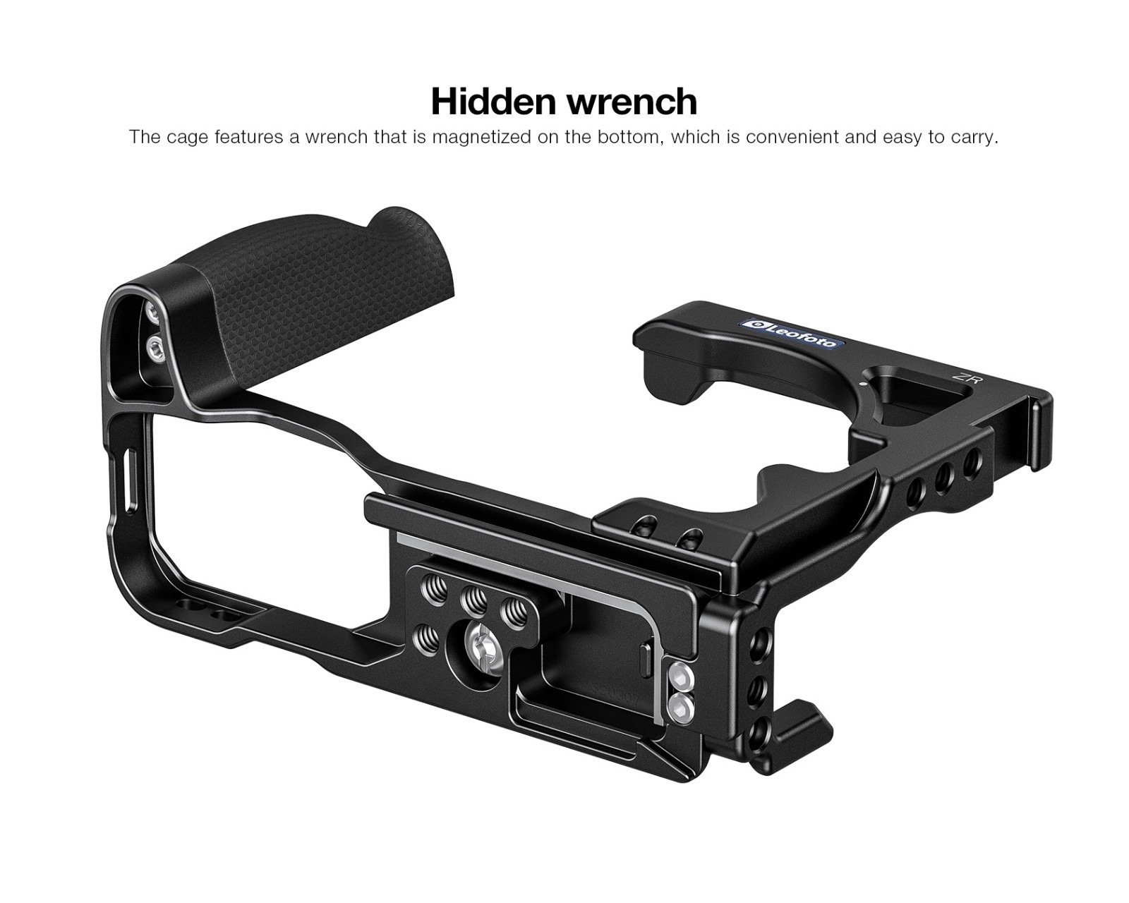 Leofoto ZR Custom Cage for Nikon ZR with Silicone Grip