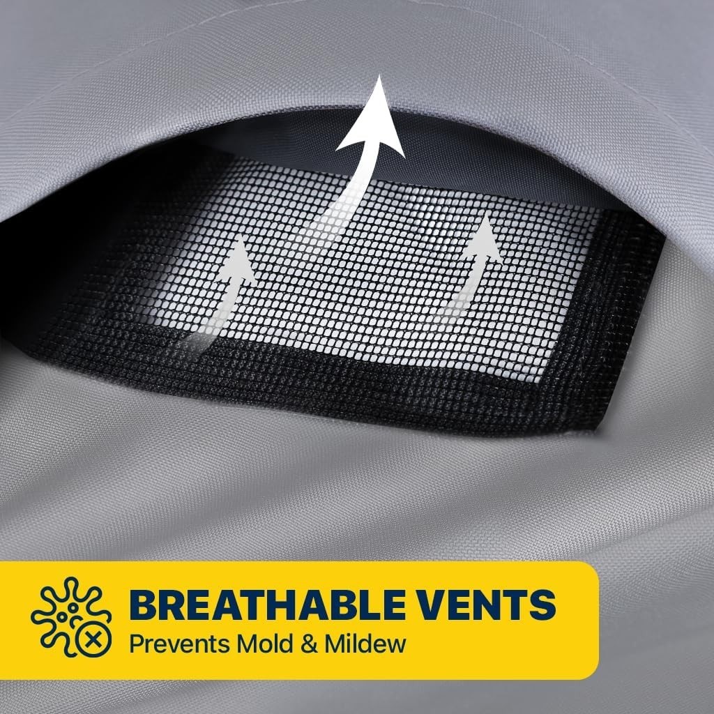 Seal Skin Rectangular Patio Dining Set Cover Waterproof Elite PVC UV Resistant