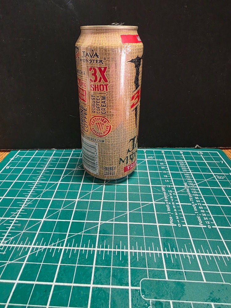 MONSTER ENERGY JAVA 300 MOCHA EMPTY CAN TRIPLE SHOT