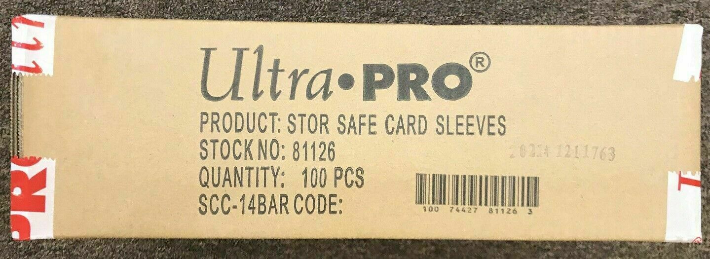 10000 Ultra Pro Regular Standard Card SOFT PENNY SLEEVES NEW SEALED CASE 81126