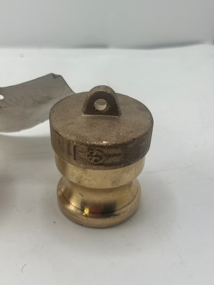 (QTY 2) Dust Plug Adapter Hose Fitting Camlock 2" Outer Diameter 2.14" Height
