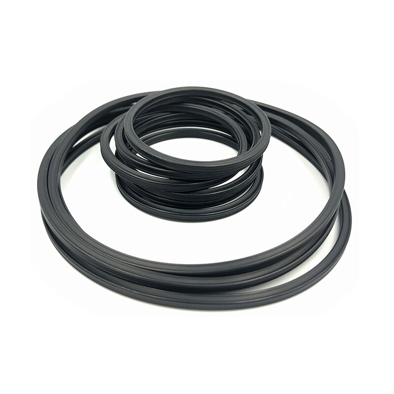 NBR Quad Ring X-Ring Oil Seal CS 5.33mm ID 10.46-658.88mm Nitrile Rubber