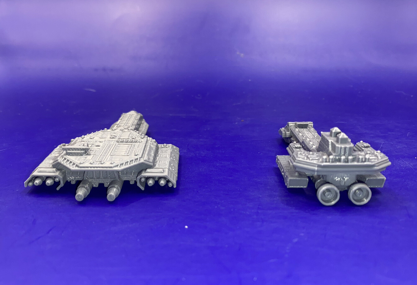 Stargate SG1 Compatible - Tau'ri (Earth) X-303 & X-304 Daedalus Battlecruiser