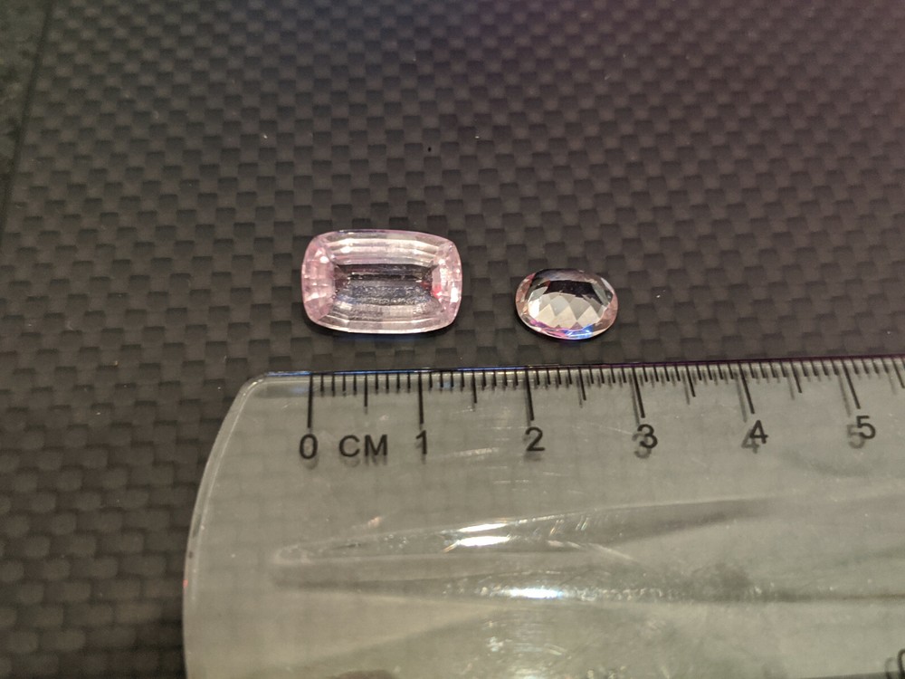 18K Pink Kunzite Ring Stones