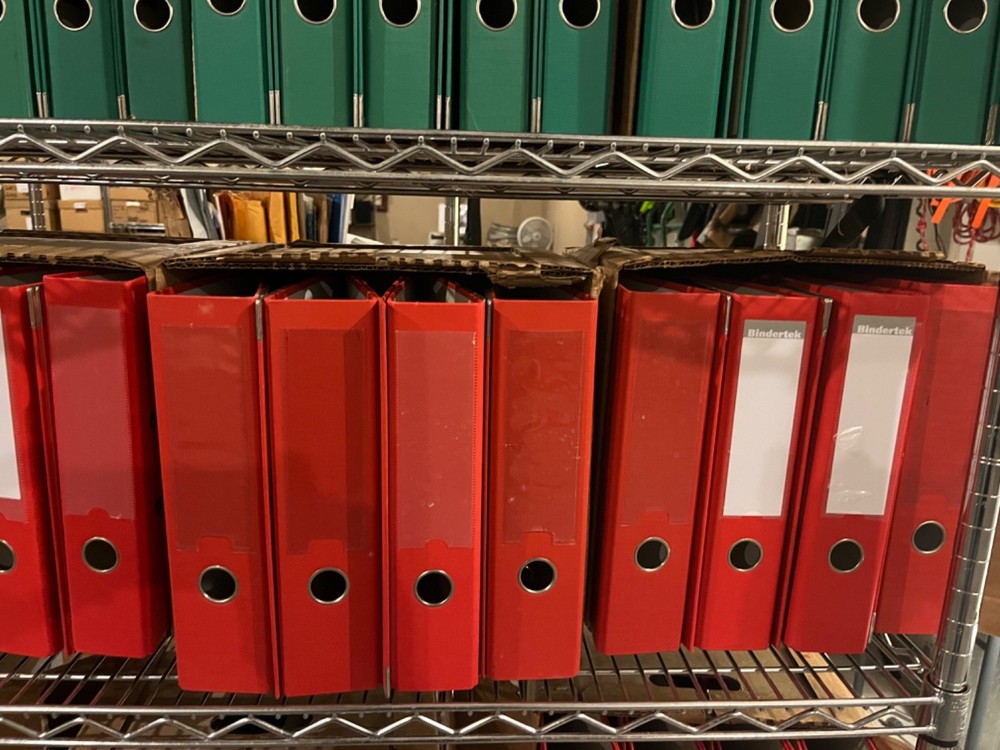 Bindertek 2-Ring Top-Opening Binders, various colors, 2" and 3" spines