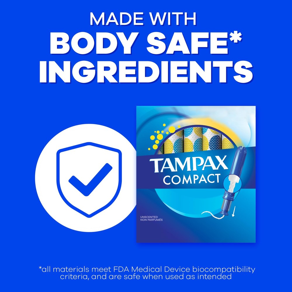 Compact Pearl Tampons Multipack with LeakGuard, Regular/Super/Super Plus, 45