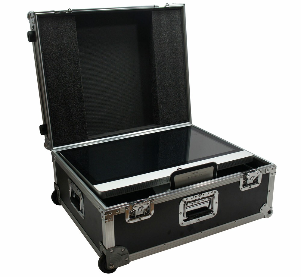 Harmony Cases HCIMIC27W Flight ATA Hard Custom Case fits Apple iMac 27" Computer