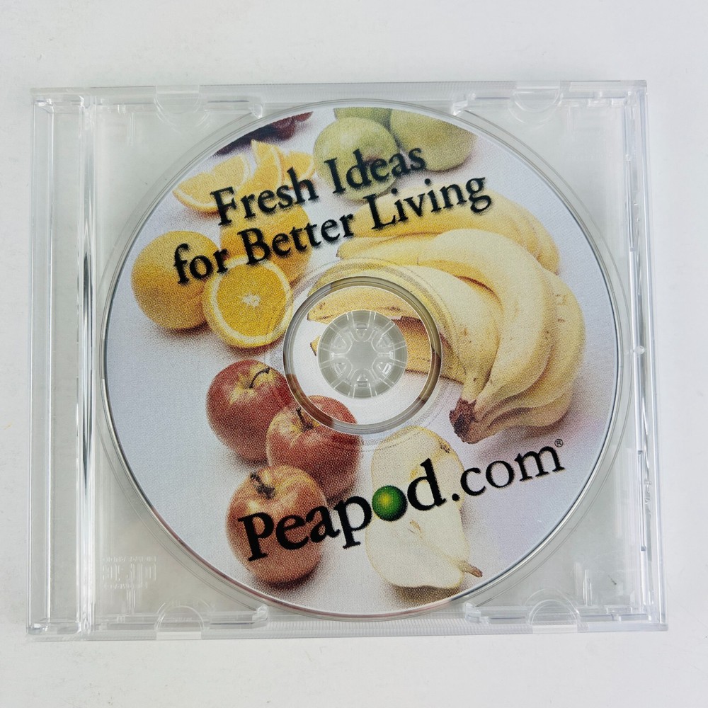 PeaPod dial-up Internet Access PC Software CD Vintage