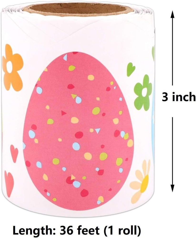 3 Sets Scalloped Classroom Bulletin Board Border Trim 36ft ea Spring Easter Eggs