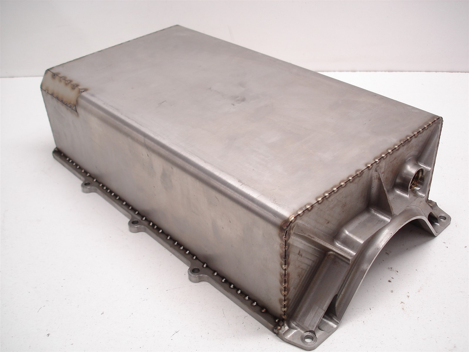 NEW PARTIALLY FINISHED NASCAR HENDRICK GM R07 R07.2 STAINLESS DRY SUMP OIL PAN