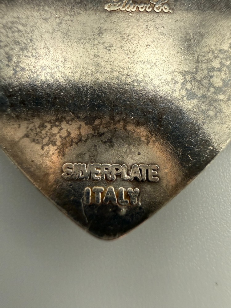 VTG - Silver Plate Bookmark, Sheffield Silver, Made in Italy, Old World Bookmark