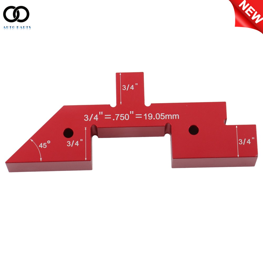 Aluminum Height Gauge Router Table Setup Bars Precision Setup Blocks 14PCS