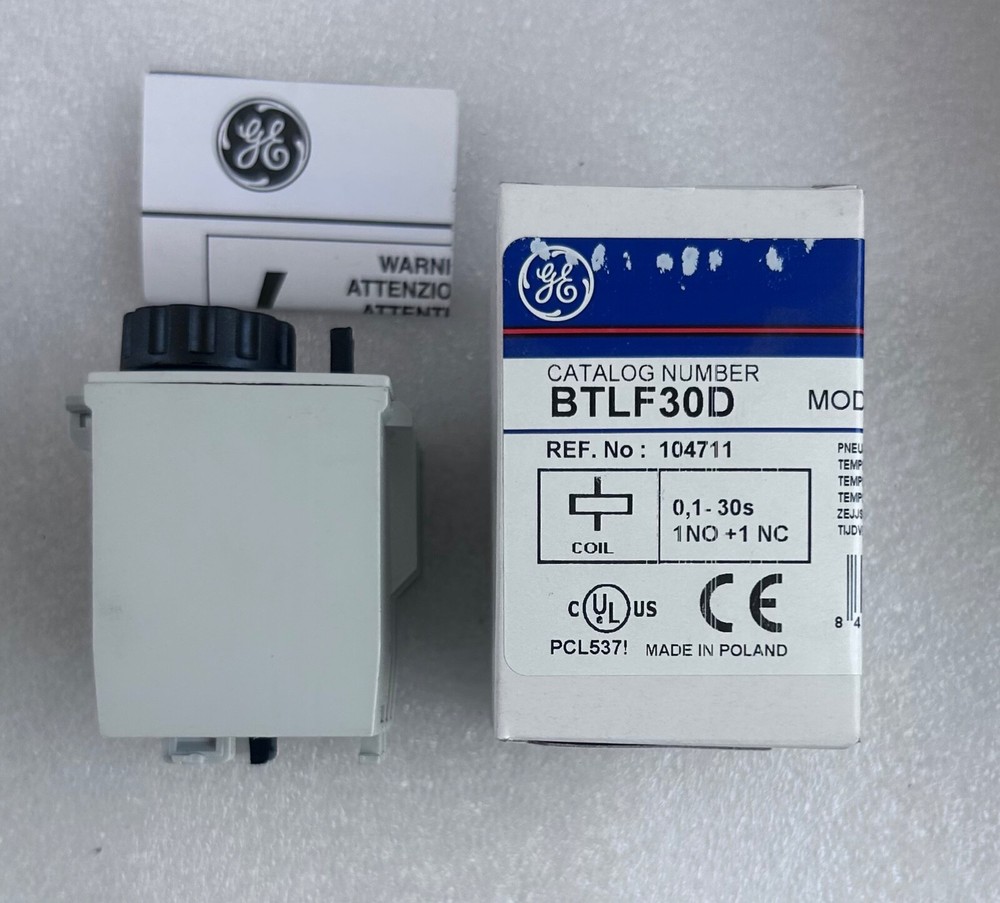 GE BTLF30D 0.1-30 S. Pneumatic Timer
