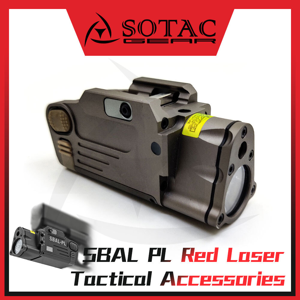 SBAL PL Red Laser Flashlight Hunting LED Strobe Light SBAL Tactical Light