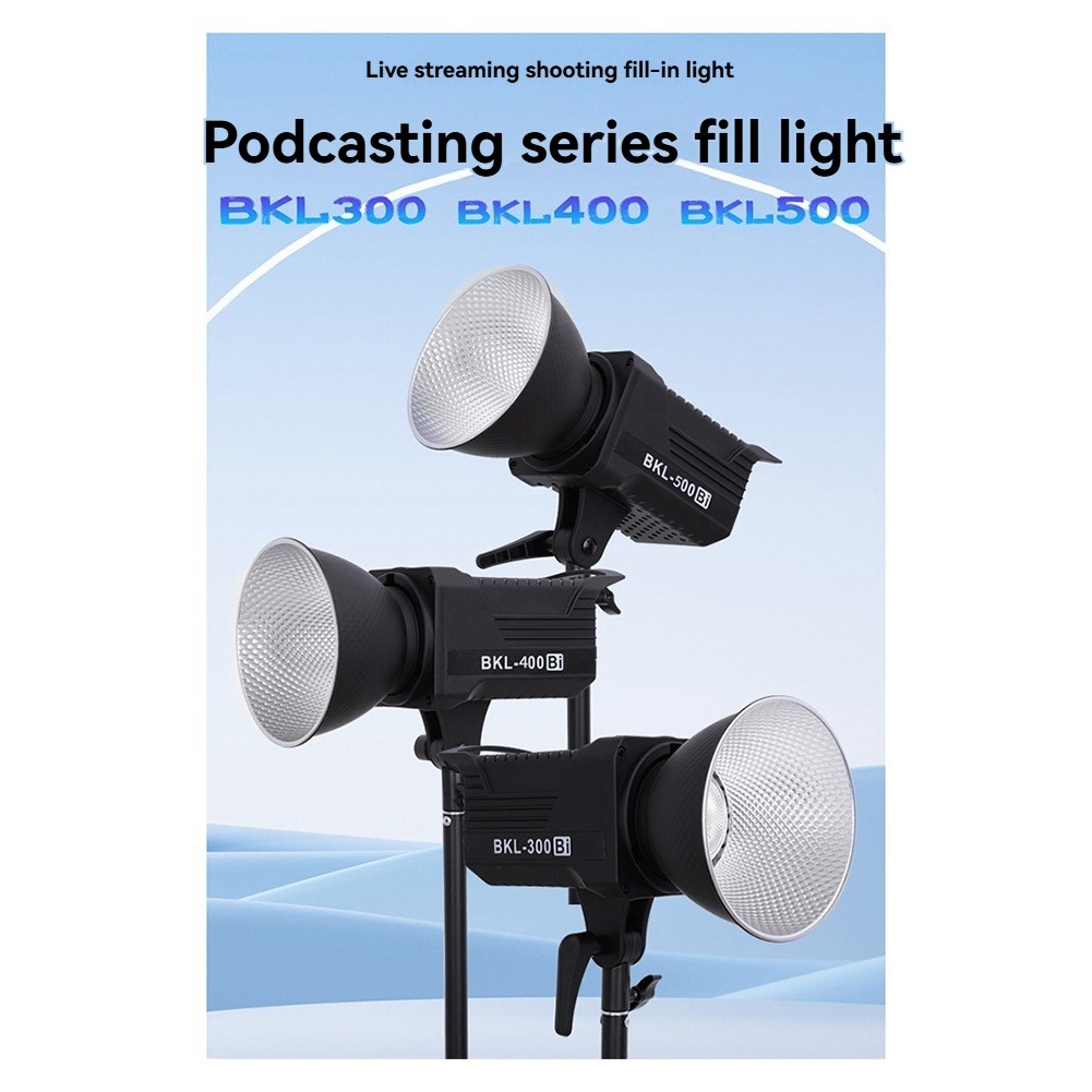 300W Bi LED Video Light, Continuous LED Lighting with 2.4G Remote for6232