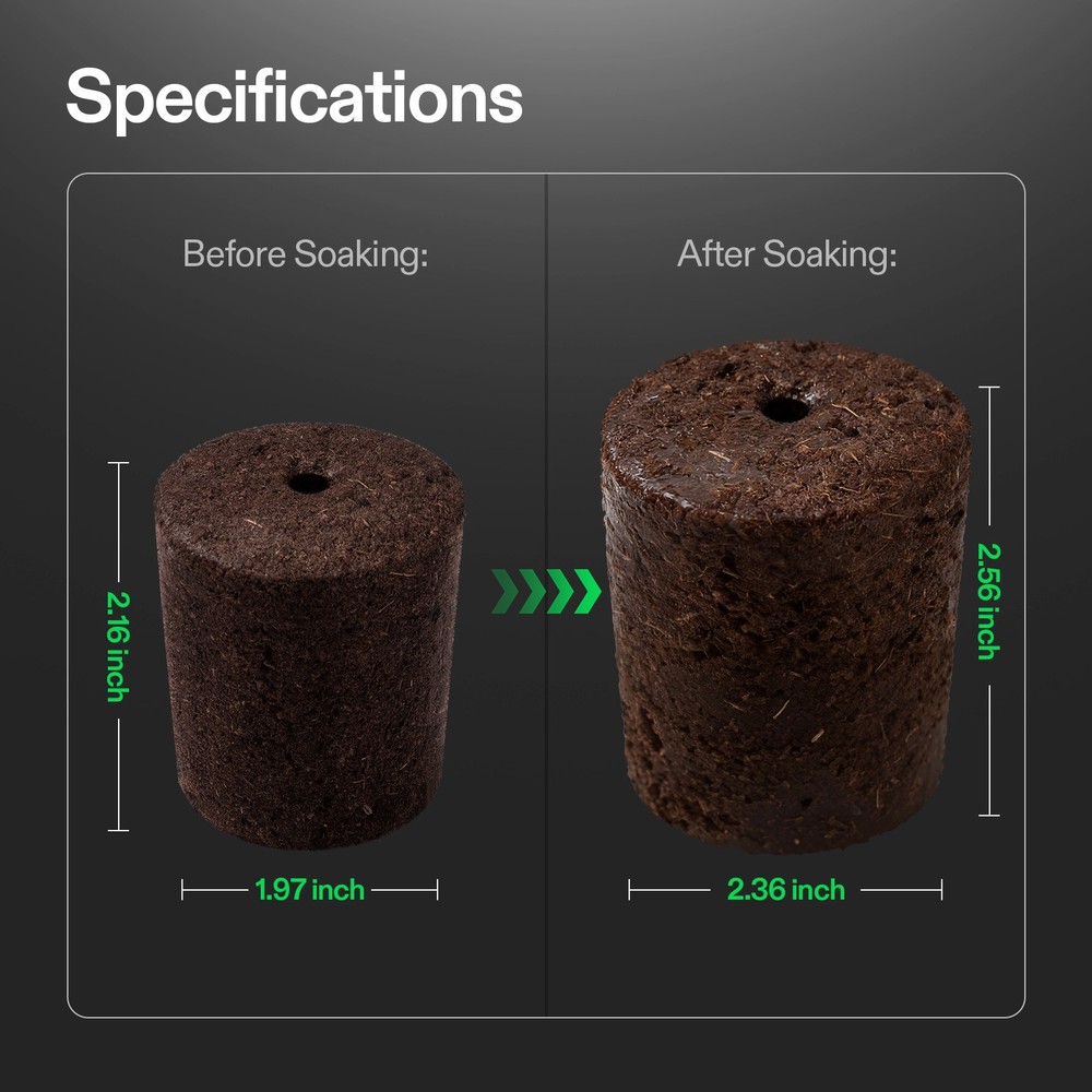 VIVOSUN FlexFeed VGrow DWC Hydroponics Seed Rooter Plug Rapid Rooter Replacement